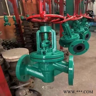 衬胶截止阀J41J-10C DN65衬胶截止阀规格型号、衬胶截止阀结构尺寸