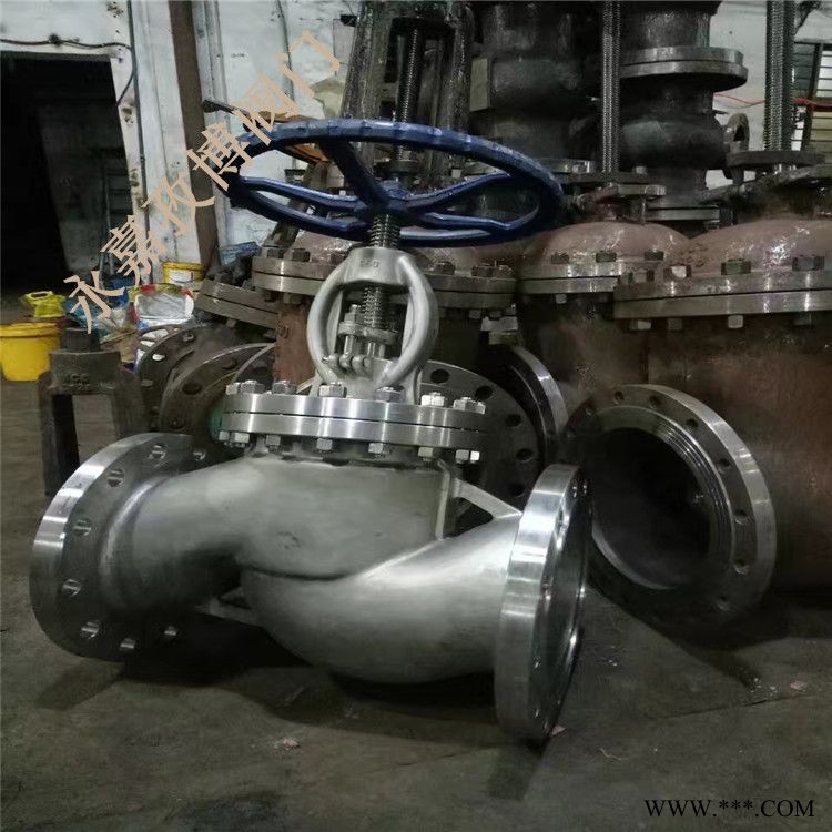 304不锈钢截止阀J41W10PDN350机械部不锈钢法兰截止阀J41Y永嘉孜博阀门图1