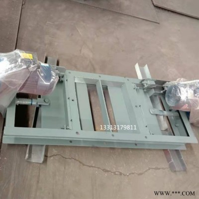 中能仓底手动插板式放料阀 电液动插板截止阀 现货供应规格齐全 中能生产信誉保障