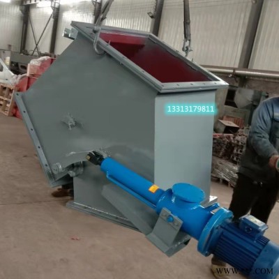 DSF-25-45电液动三通分料器 物料换向三通分料阀 电液动四通截止阀中能实体异形订货设计合理
