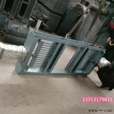 中能物料单层棒条式截止阀 双向棒条卸料闸阀定制 使用寿命长 适用工业块状物卸料