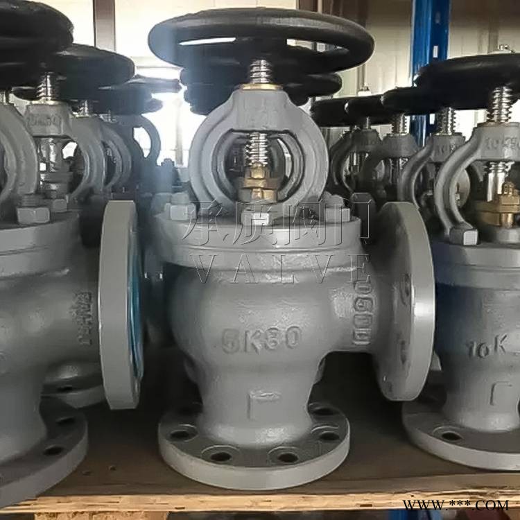 JIS F7312船用日标5K铸钢直角/角形截止阀 可带NK产品证书图1