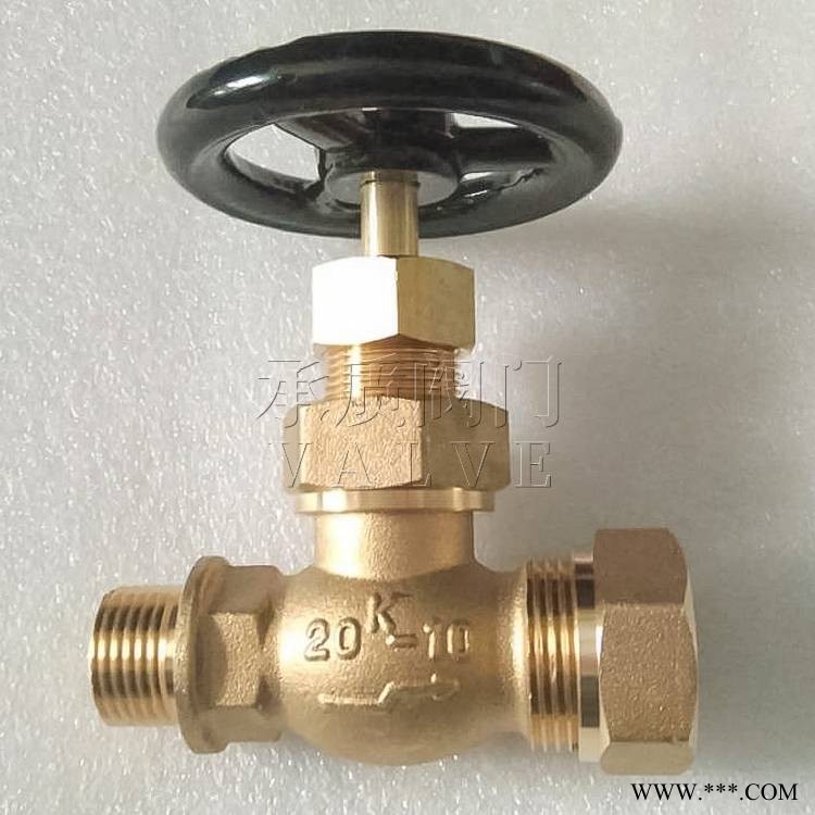 JIS F7388船用日标20K旋入式螺纹青铜截止阀/考克 耐用抗腐蚀