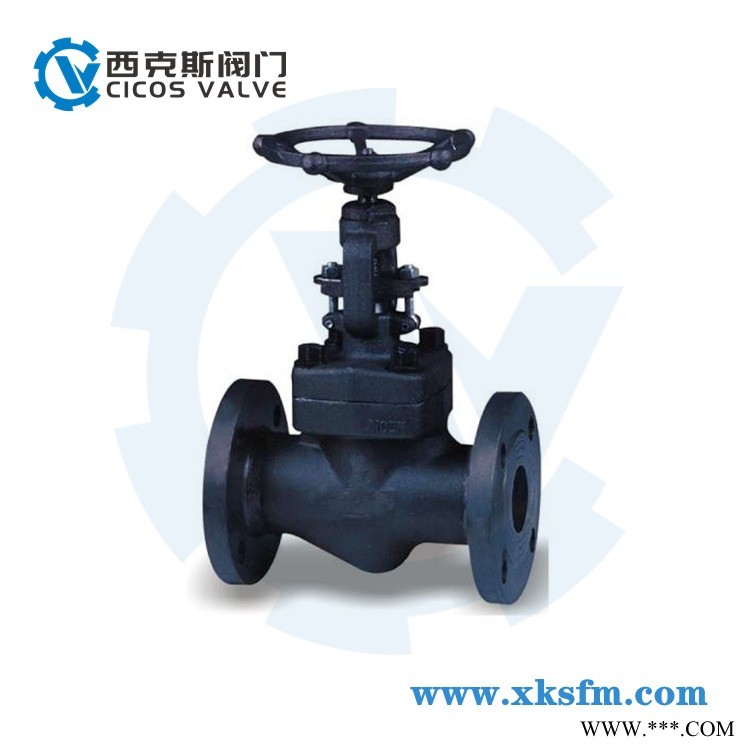 供应西克斯阀门 锻钢截止阀J41H-16C 法兰蒸汽截止阀 高温截止阀