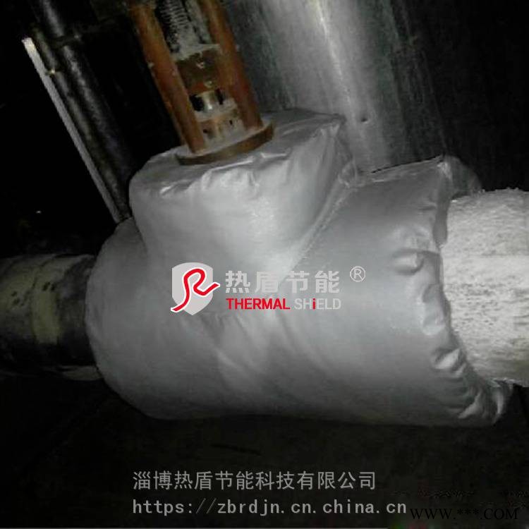 DN150截止阀保温衣 保温套 隔热被 隔热套 保温被 山东淄博 热盾 定制