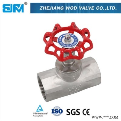 J15-200WOG不锈钢内螺纹截止阀