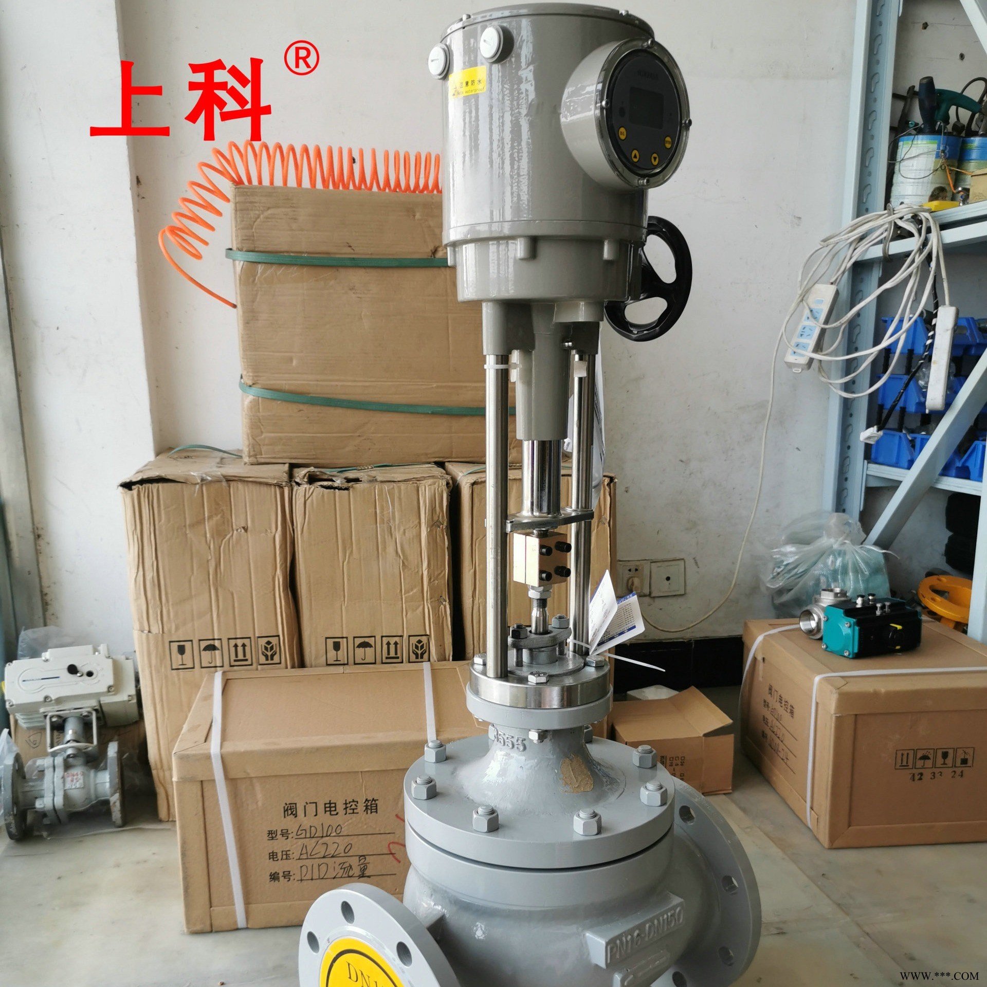 上科智能 调节型电动闸阀 Z941H-64C DN250 电动高压闸阀 电动调节阀 温控电动调节阀
