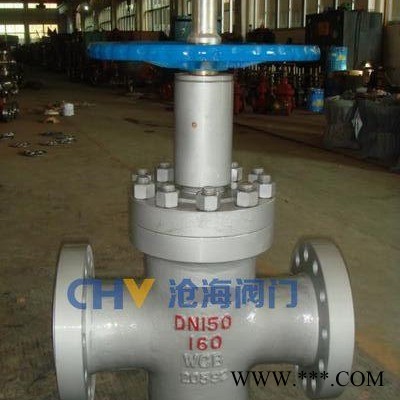 CHV沧海CHZF43Y-250法兰式高压平板闸阀/高压手动平板闸阀/法兰高压注水闸阀/高压硬密封平板闸阀图1