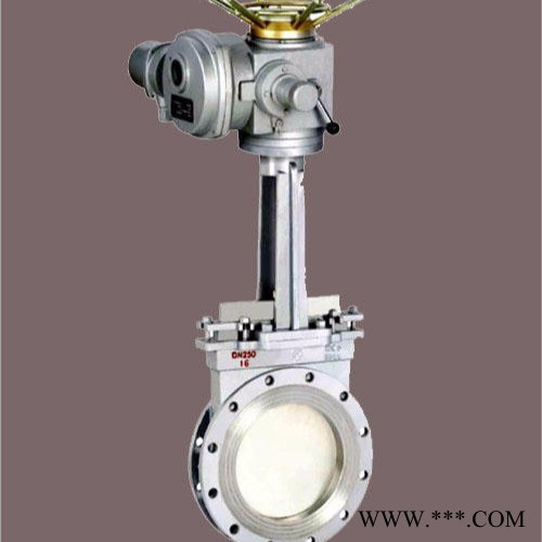PZ973H-10C 电动刀型闸阀  PZ971X电动软密封刀型闸阀  扬州西博思PZ973W电动刀型闸阀
