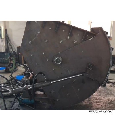 HYSZ电液动扇形闸阀 叠焊合金耐磨电液动扇形闸阀价格 中悦液压