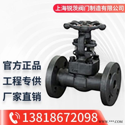 软密封型手动国标 Z41Y锻钢法兰端闸阀 DN15-DN50 低温高压闸阀150Lb-1500Lb