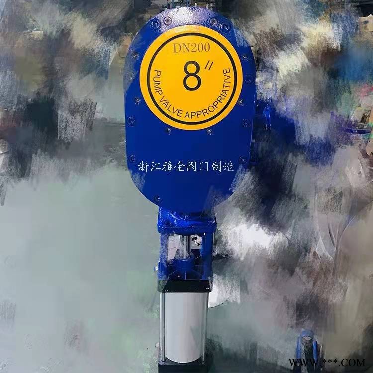 雅金YJ陶瓷闸阀Z41TC DN100 手动陶瓷闸阀 耐磨陶瓷闸阀图1