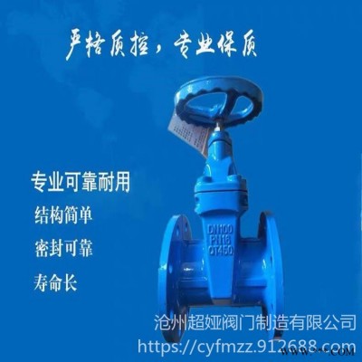 超娅直销 Z45X-16软密封闸阀 沟槽闸阀 地埋式闸阀