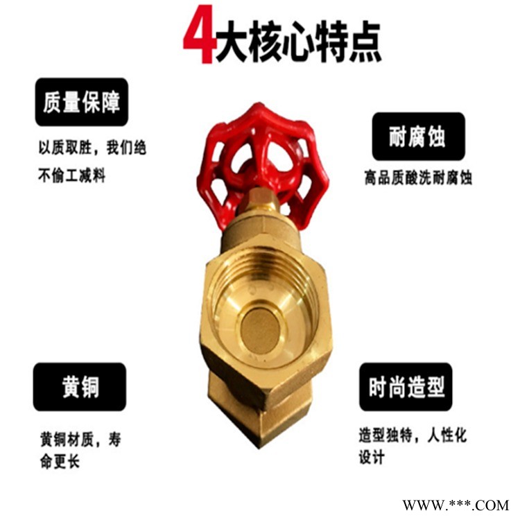黄铜闸阀 Z15W-16T   河北伟都实体厂家 品质保证