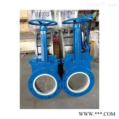 暗杆刀闸阀DMZ73F-10C DN50 手动暗杆刀型闸阀主要零部件材质图1