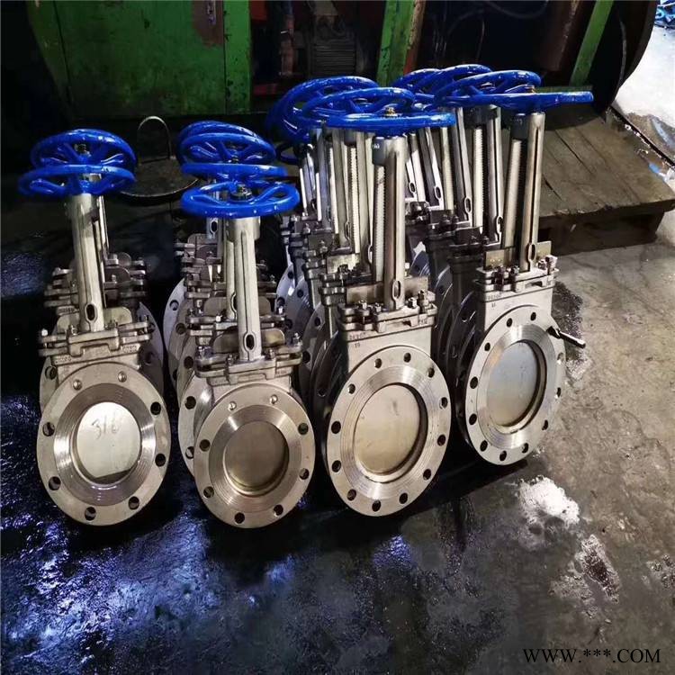 暗杆刀闸阀DMZ73F-10C DN65 刀形闸阀采用金属对金属的硬密封，或采用金属对橡胶的软密封图1