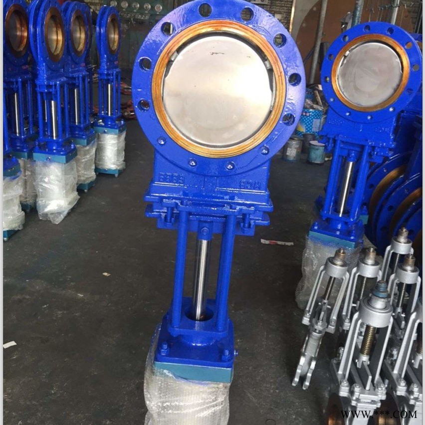 捷泰阀门供应PZ673H-10C气动刀闸阀 PZ673H-10P气动刀型闸阀图1
