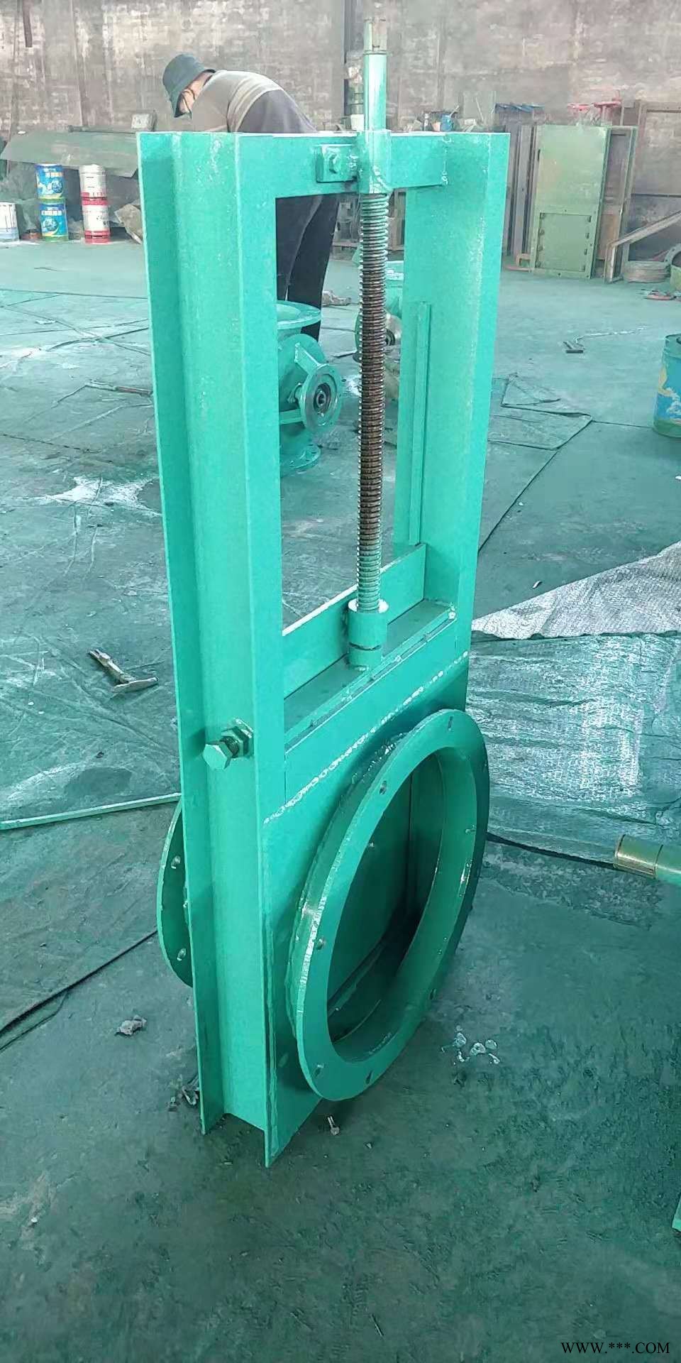 蓝天环保 闸阀 法兰式闸板阀图1