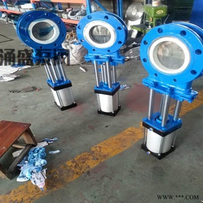 耐磨陶瓷刀型闸阀 气动刀闸阀 耐磨闸板阀 陶瓷闸阀