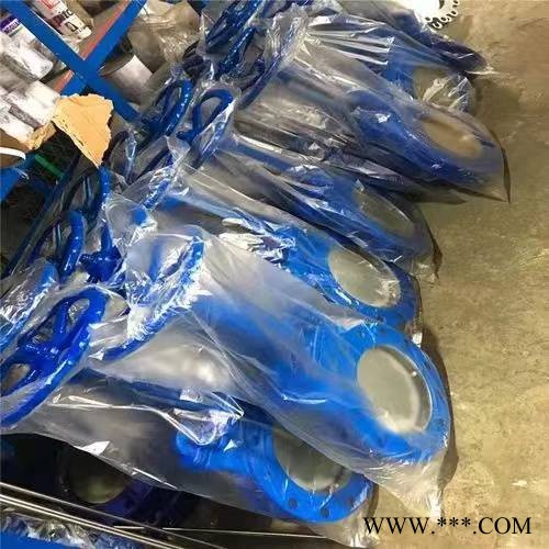 手动暗杆刀型闸阀DMZ73H-10 DN200手动暗杆刀型闸阀规格型号图1