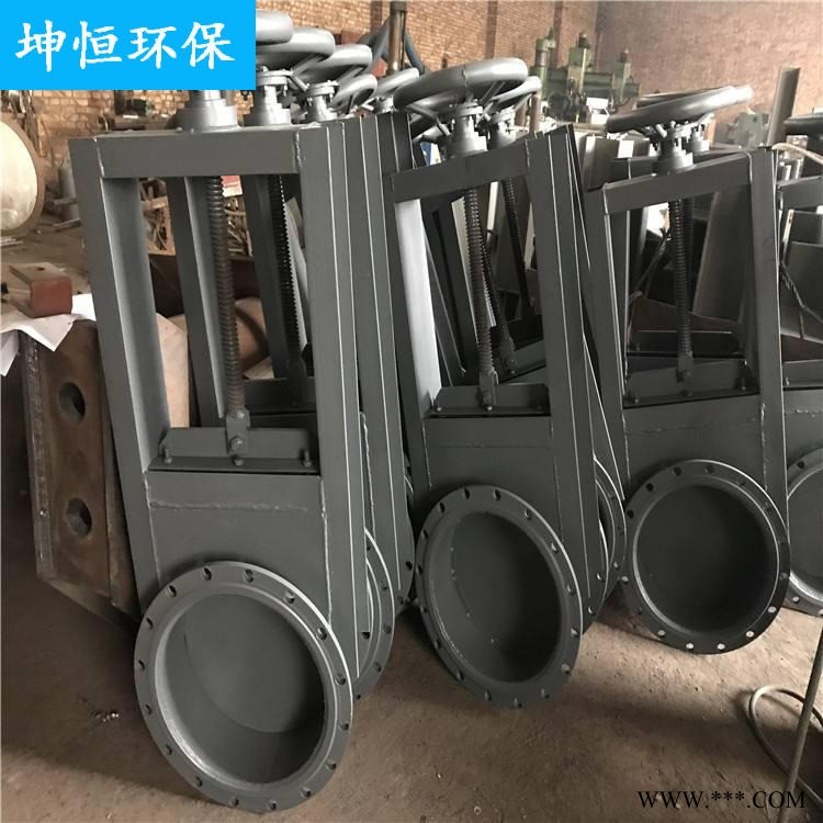 手动插板阀 电动闸板阀 气动闸阀 坤恒环保 欢迎选购图1