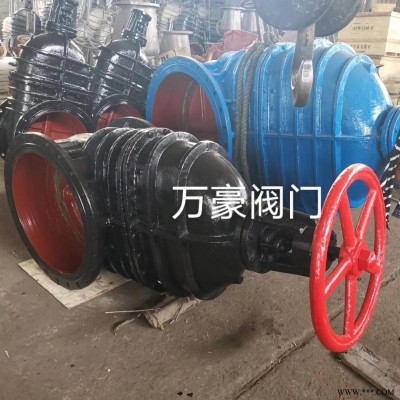 万豪阀门 铸铁闸阀 法兰闸阀 低压闸阀 Z41T-10 手动闸阀 大口径阀门 大量现货 温州阀门厂家批发