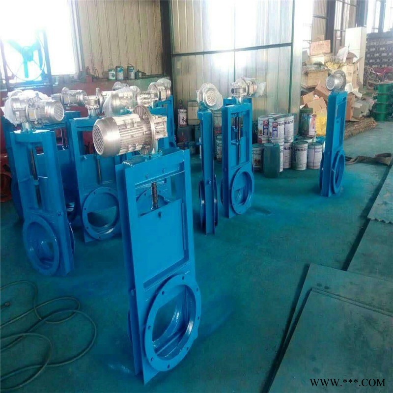 埃克森特 手动插板门   方形闸板阀 电动圆形插板阀  手动刀型闸阀 可制定图1
