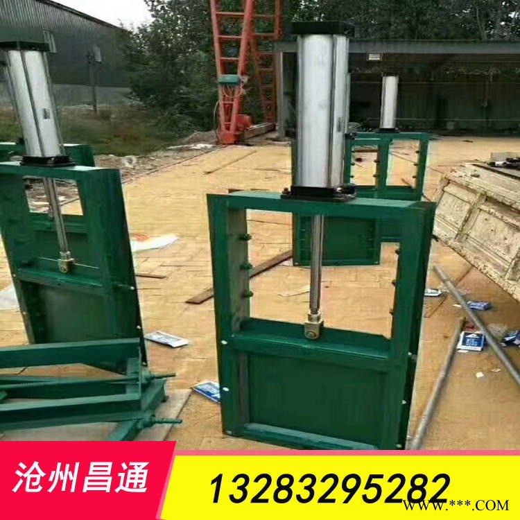 昌通 气动阀门 法兰式气动闸板阀 气动螺旋闸阀 质保一年图1