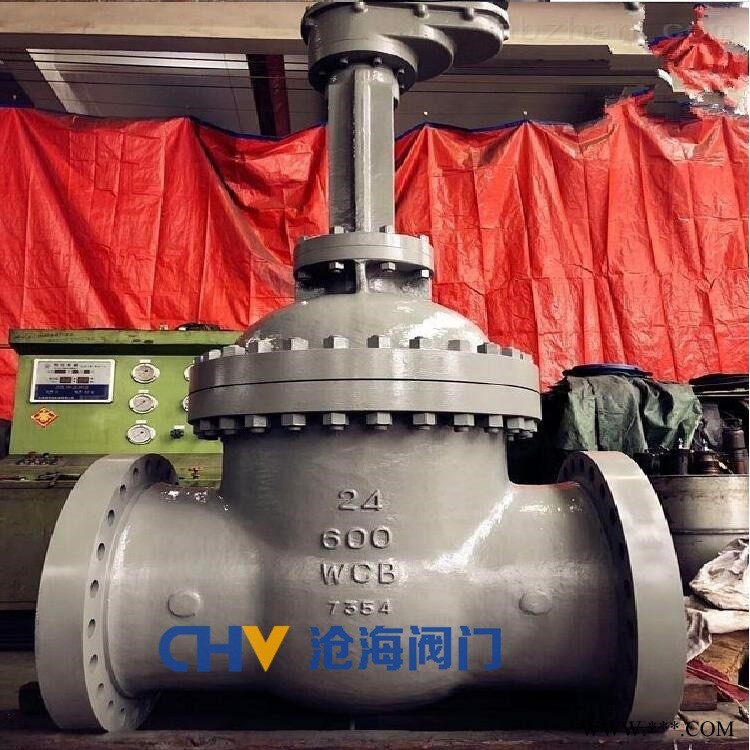 CHVJ沧海Z40H-150LB大口径美标楔式弹性闸阀图1