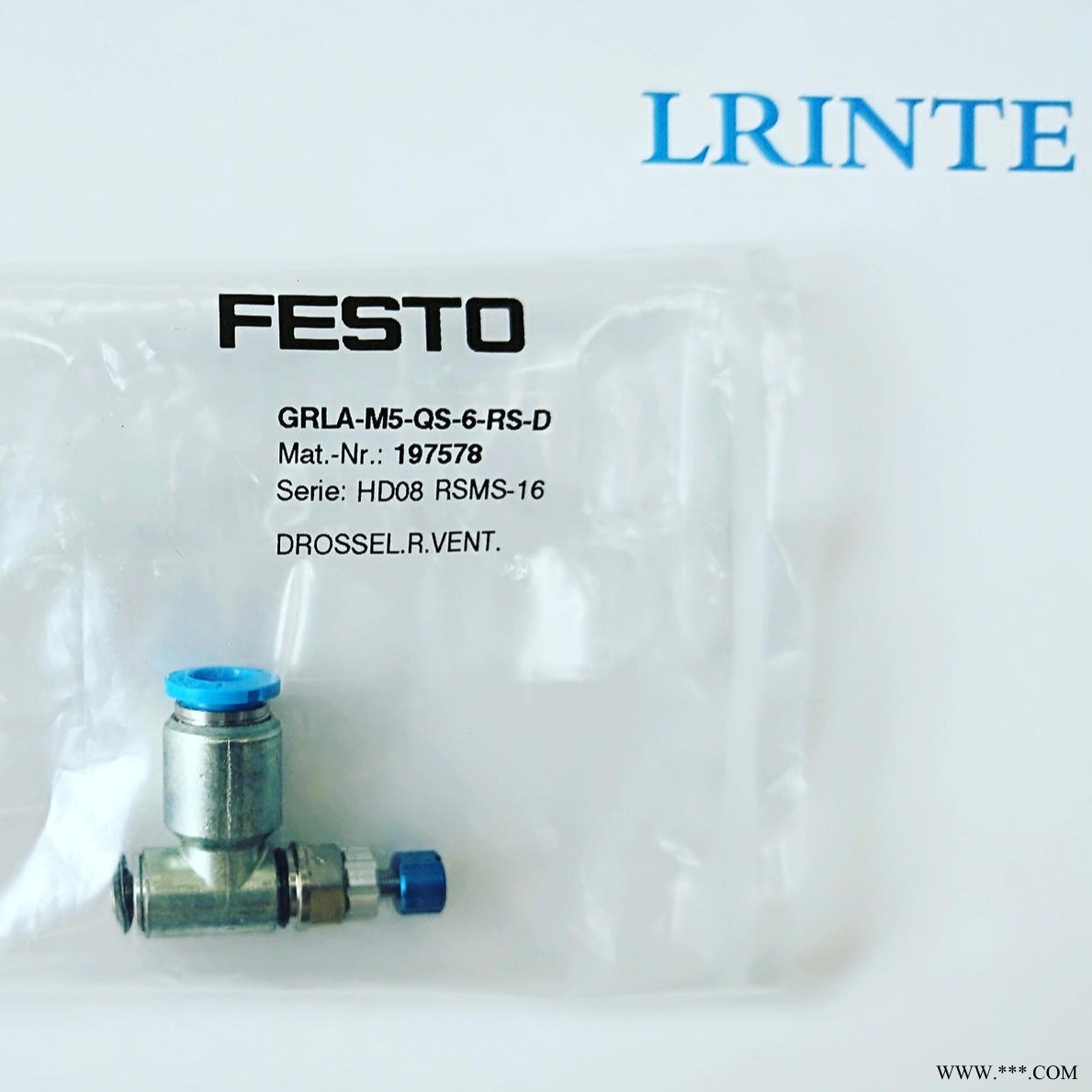 FESTO费斯托GRLA-14-PK-6-B单向节流阀图1