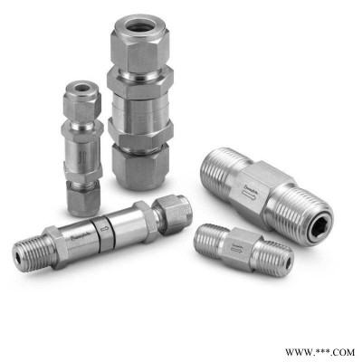 美国进口世伟洛克SS-12C-10不锈钢卡套提动阀芯单向阀