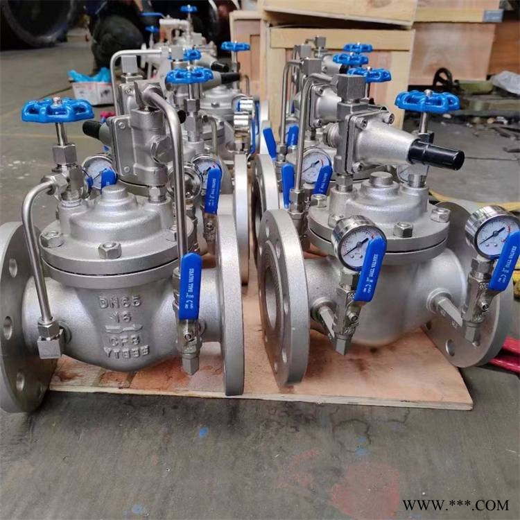 LH45X-16C DN500 限流阀单向阀止逆阀水力控制阀-规格型号图1