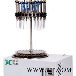 青岛聚创圆形水浴氮吹仪JC-WD-12（F），自由升降的针型阀管