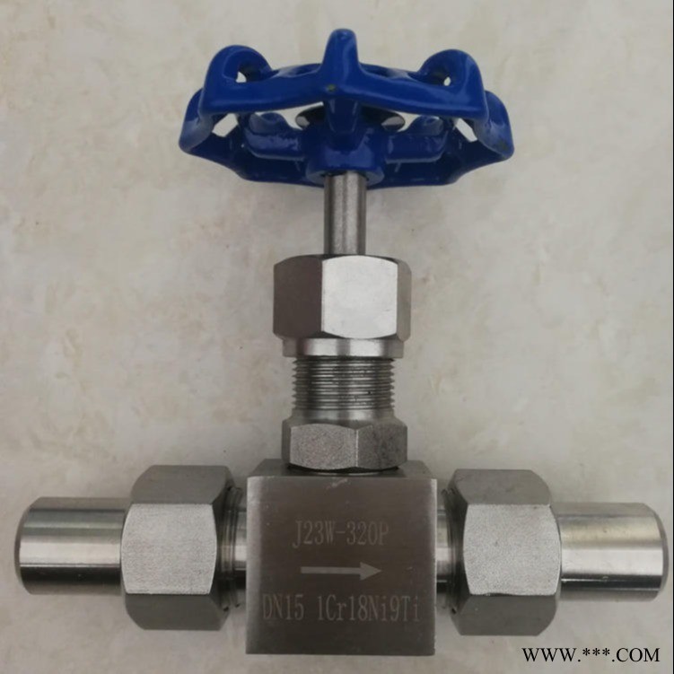 美科阀门耐高压高温焊接截止阀 不锈钢针型阀J23W-320P DN6 12 15质量保证