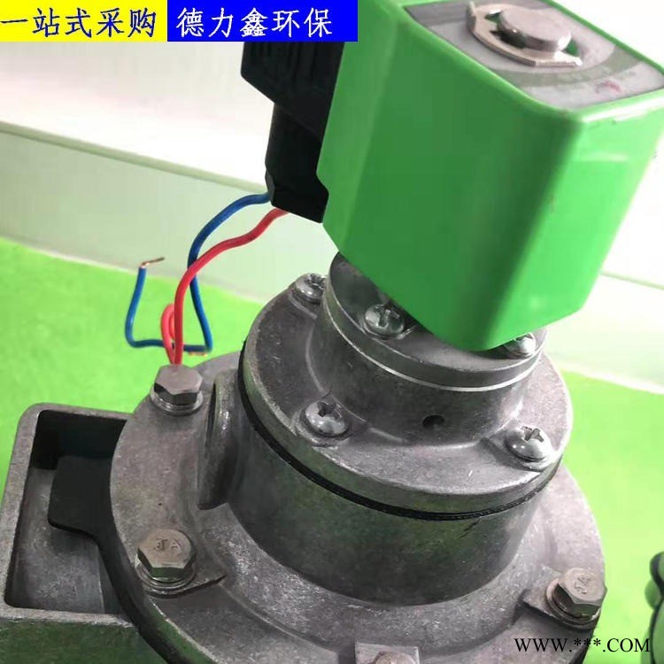 德力鑫环保供应  泊头脉冲电磁阀 交河直角式电磁阀 淹没式电磁脉冲阀  6分1寸1.5寸电磁阀  速联电磁脉冲阀图1