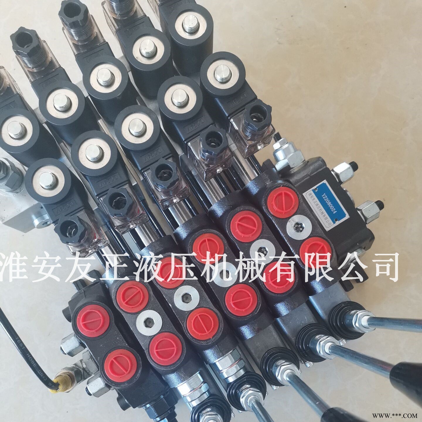 DCV手动电控多路阀无线遥控器电磁阀高压钻机炮机中集垃圾支腿