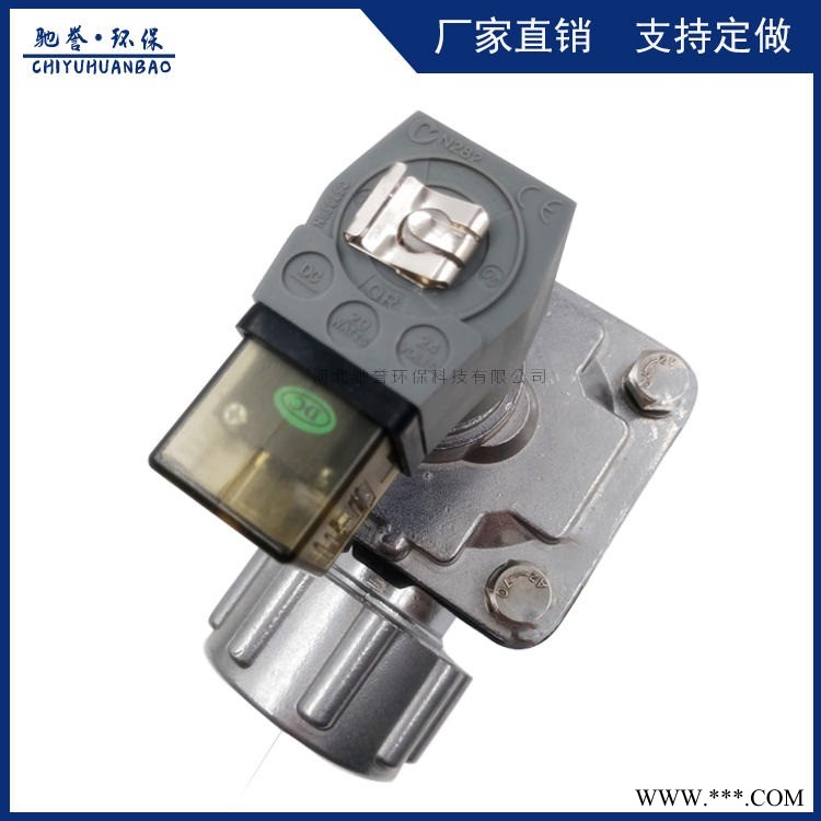 速联带螺母电磁脉冲阀 带螺母式脉冲喷吹阀 定制各种型号直角电磁阀 脉冲电磁阀 电磁脉冲阀图1