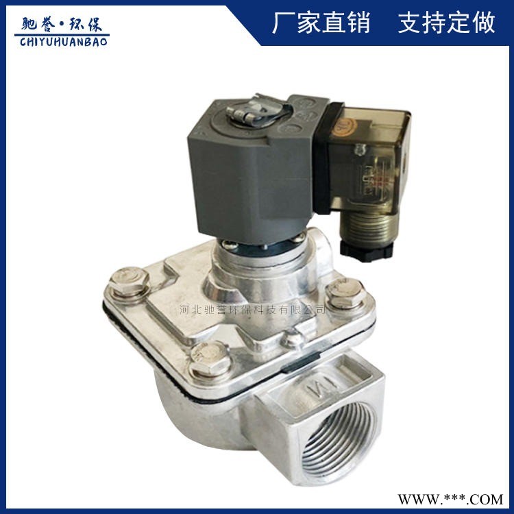 经济型电磁脉冲阀 直角式淹没式铝合金材质脉冲电磁阀 螺纹连接电磁阀 电磁喷吹阀图1