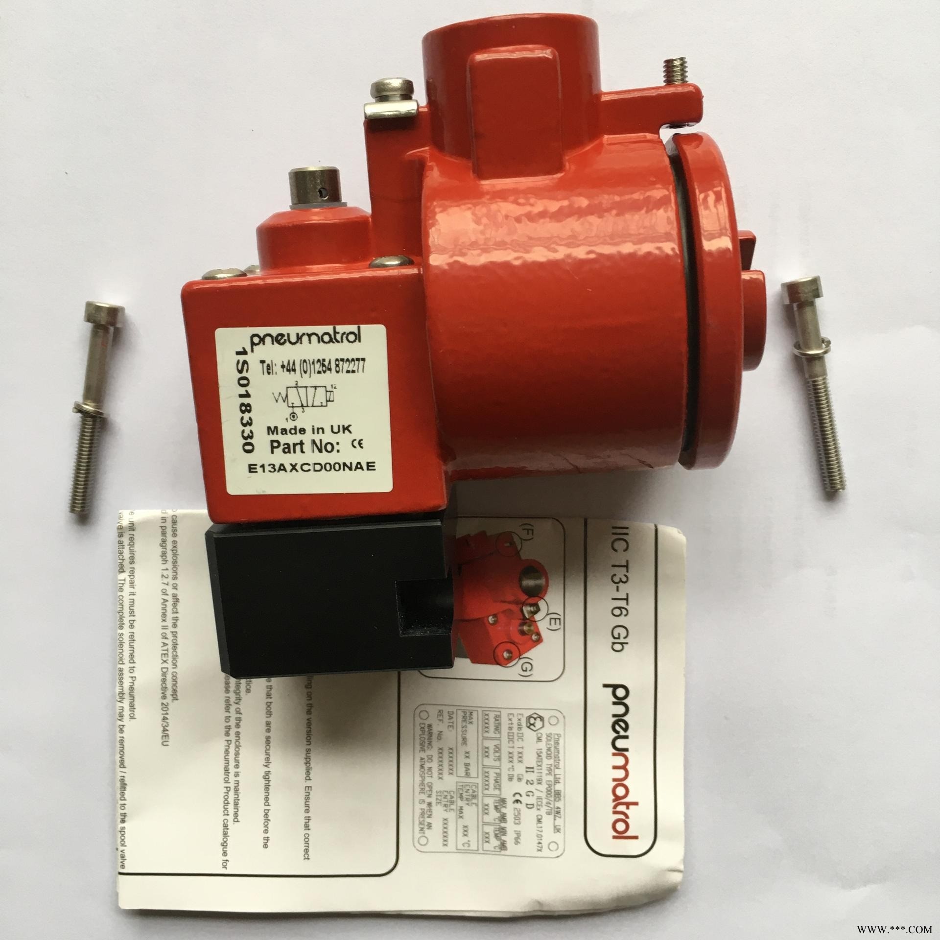 低价供应【原装】RGS电磁阀Pneumatrol高压电磁阀AV6360K01U图1