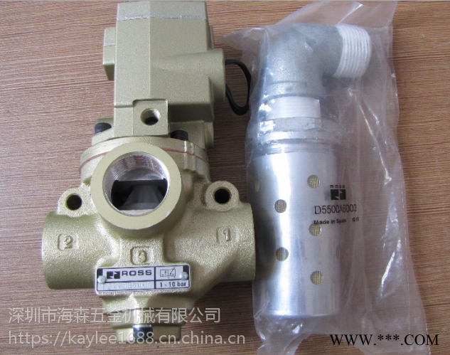 专业销售冲床配件 美国ROSS AC220V 电磁阀J3573B4883三通式电磁阀