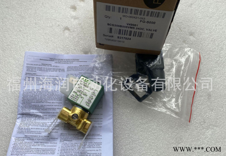 SCG356B006VMS ASCO电磁阀 库存 全新原装ASCO电磁阀图1