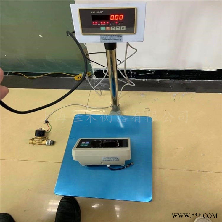 佳禾JH-T75kg上下限超重报警台秤 4-20MA控制信号输出电子台称 控制电磁阀报警台秤厂家