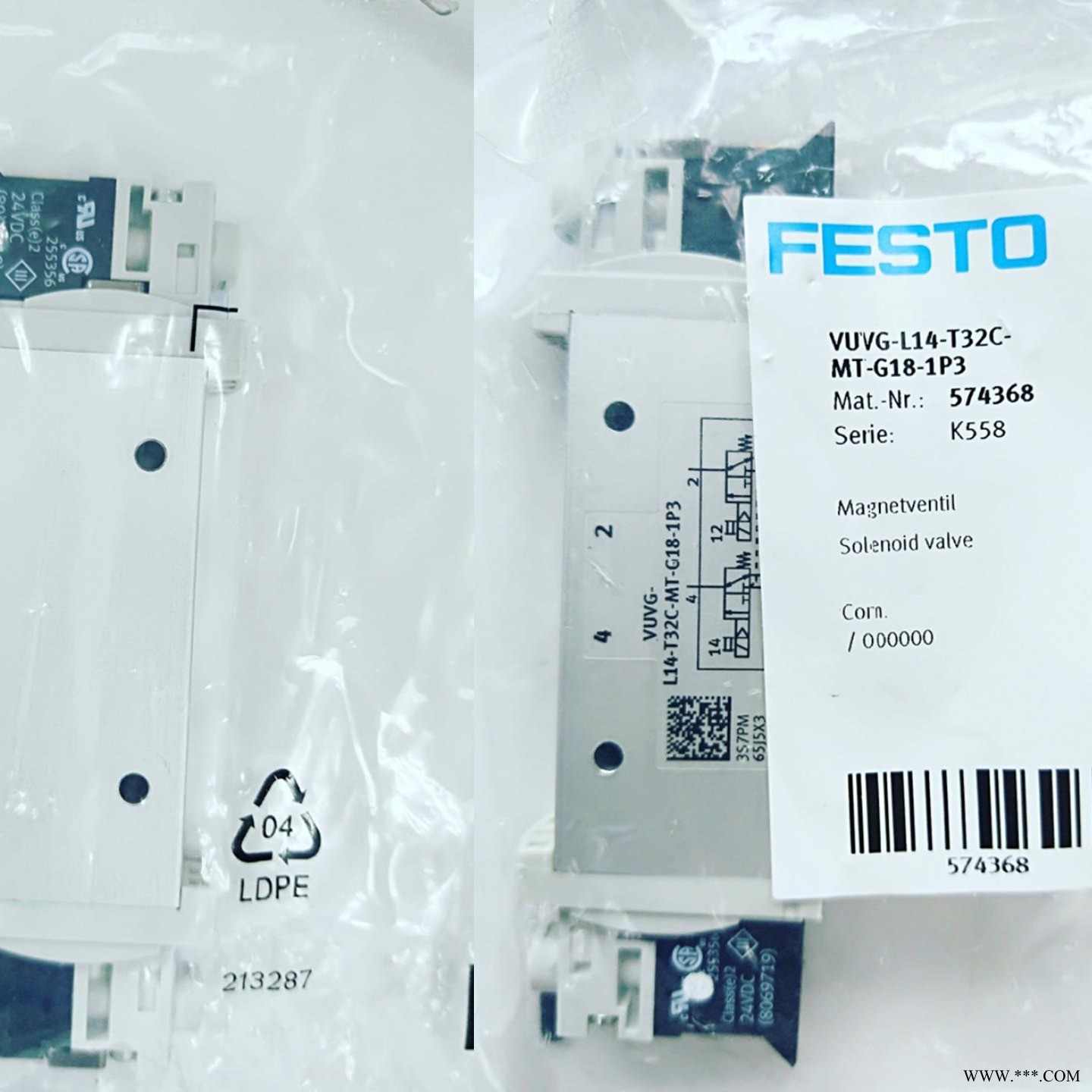 FESTO费斯托 电磁阀VUVG-LK14-M52-AT-G18-1H2L-S图1