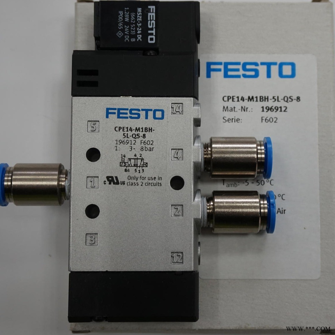 FESTO费斯托 CPE14-M1BH-3OL-QS-6 电磁阀图1