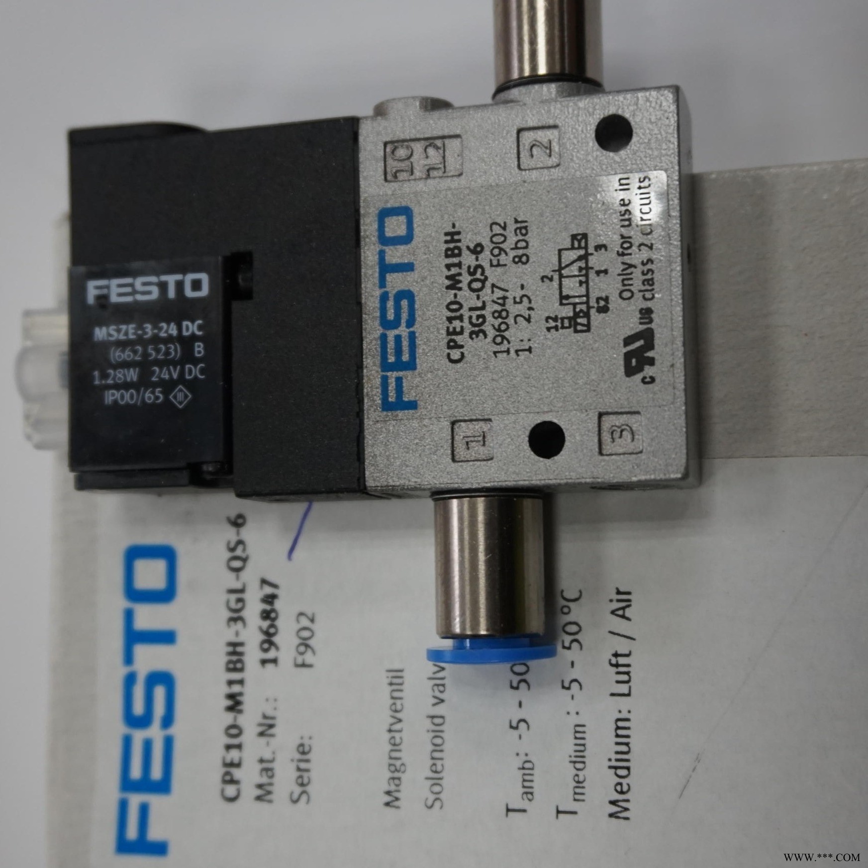 FESTO费斯托 CPE10-M1BH-5JS-QS-4电磁阀图1