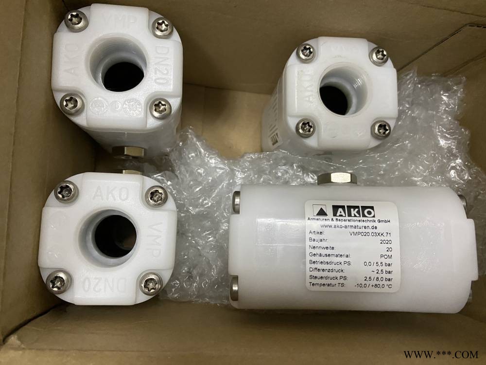 AKO管夹阀|气动管夹阀 VMP020.03XK.71 AKO夹管阀温控调节阀 传感器