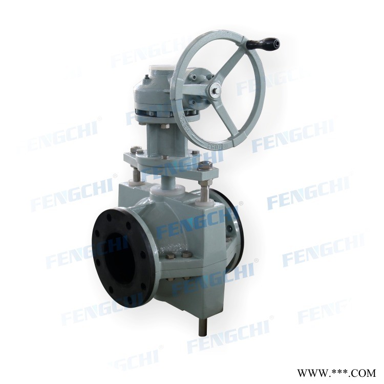 FENGCHI/风驰 重型手动涡轮管夹阀图1
