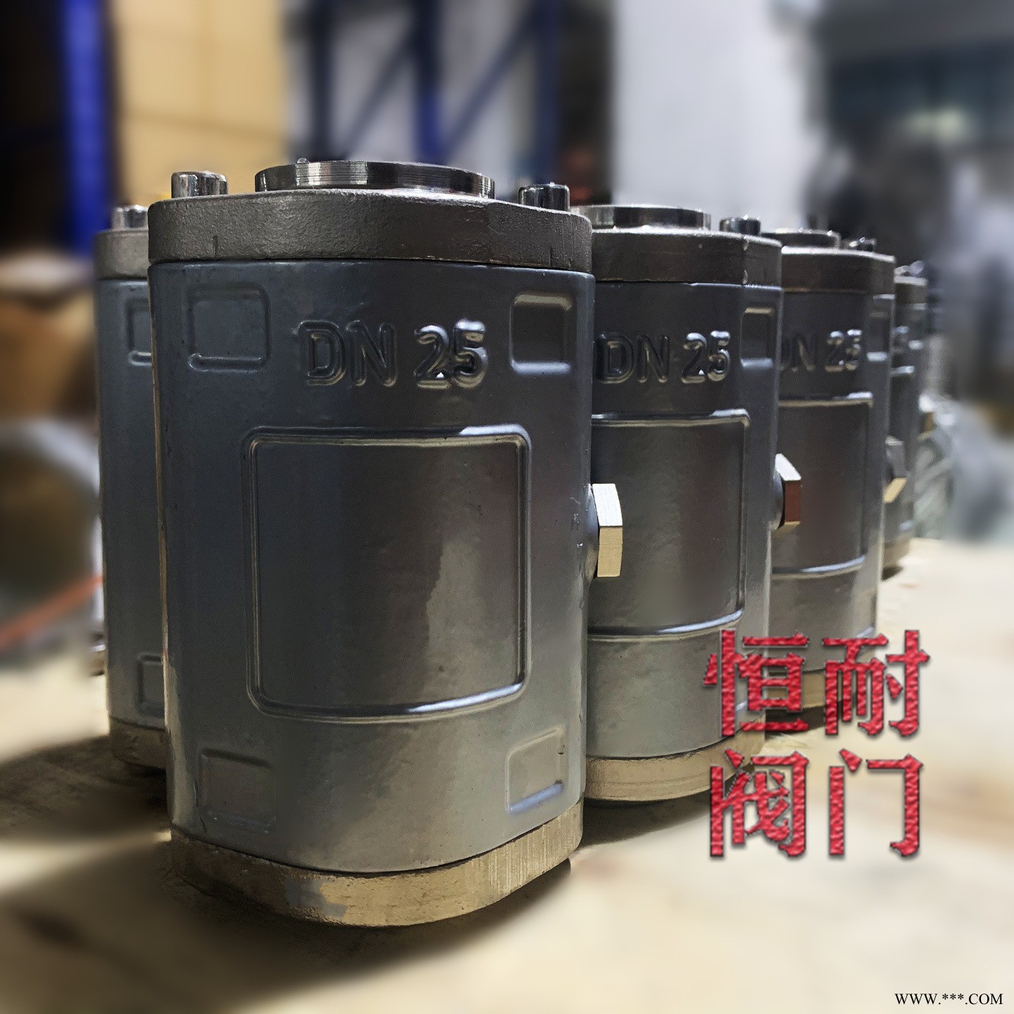 恒耐内螺纹管夹阀 小口径管道专用挤压阀