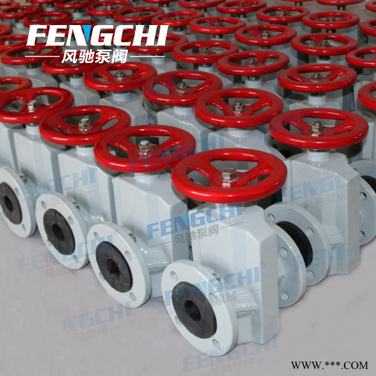 胶管阀手动胶管阀GJ41X风驰泵阀/FENGCHI管夹阀图1