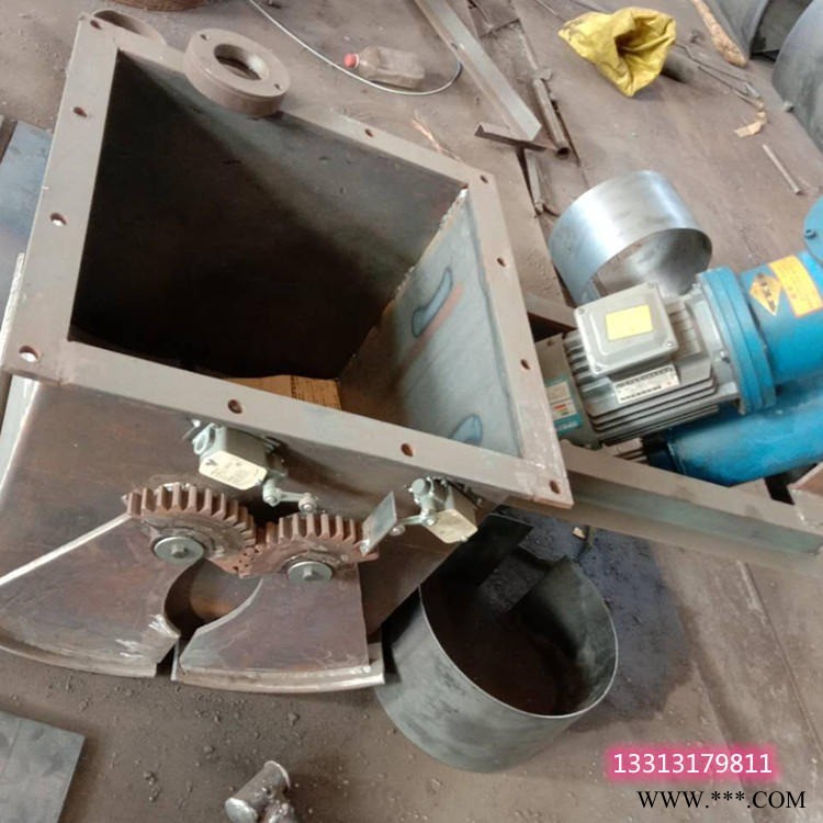 中能电液动DEZ800鄂式放料阀 碳钢焊接弧形卸料阀销售 中能生产直销 适用于块状物卸料图1